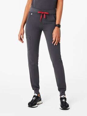 Figs Charcoal High Waisted Zamora Jogger